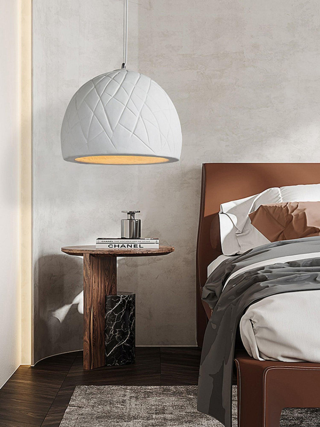 Cashaor Suspension en Plastique Art Nordique Wabi - Neutralighting