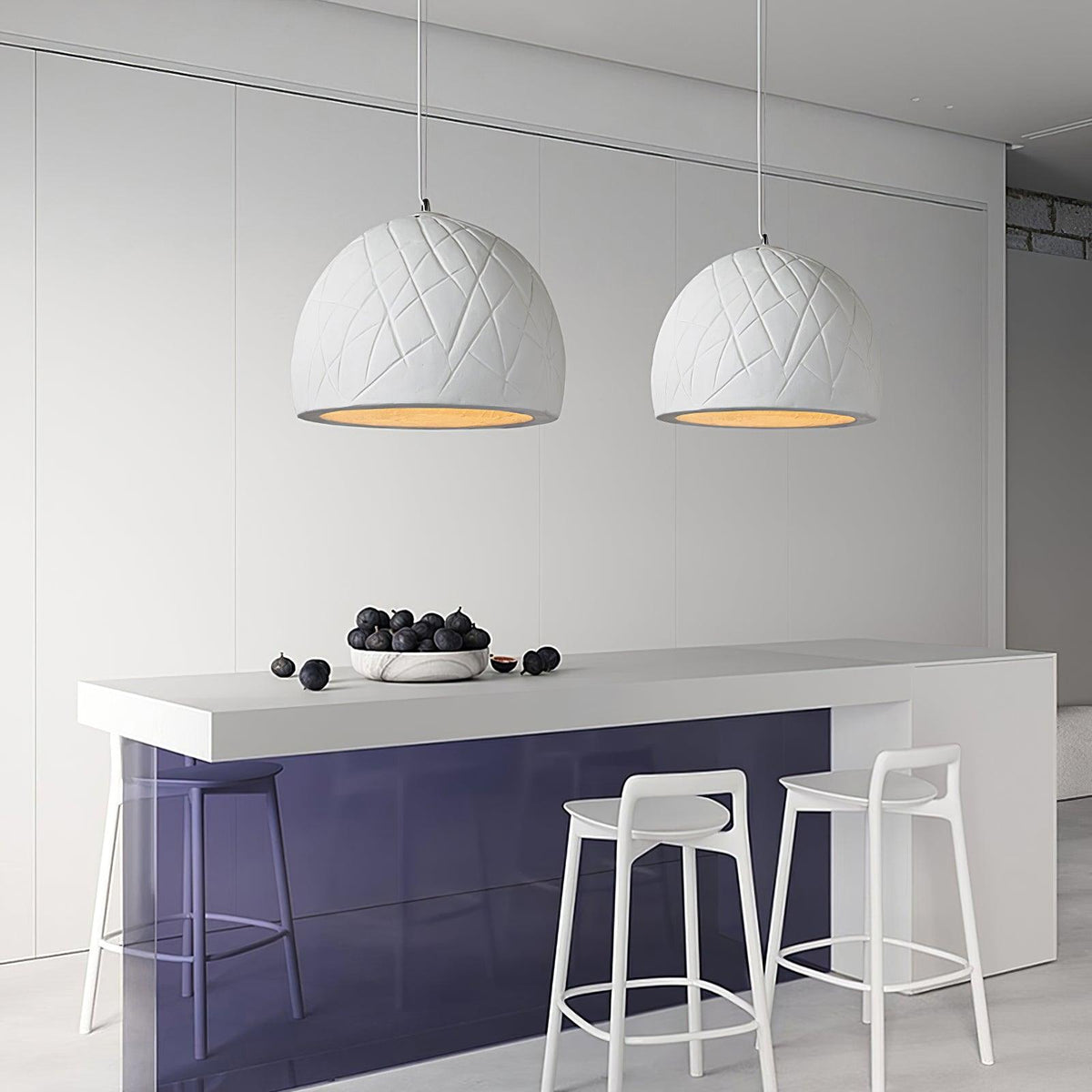 Cashaor Suspension en Plastique Art Nordique Wabi - Neutralighting