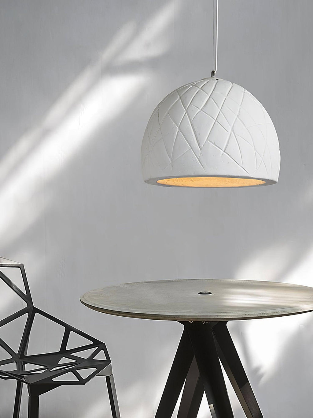 Cashaor Suspension en Plastique Art Nordique Wabi - Neutralighting
