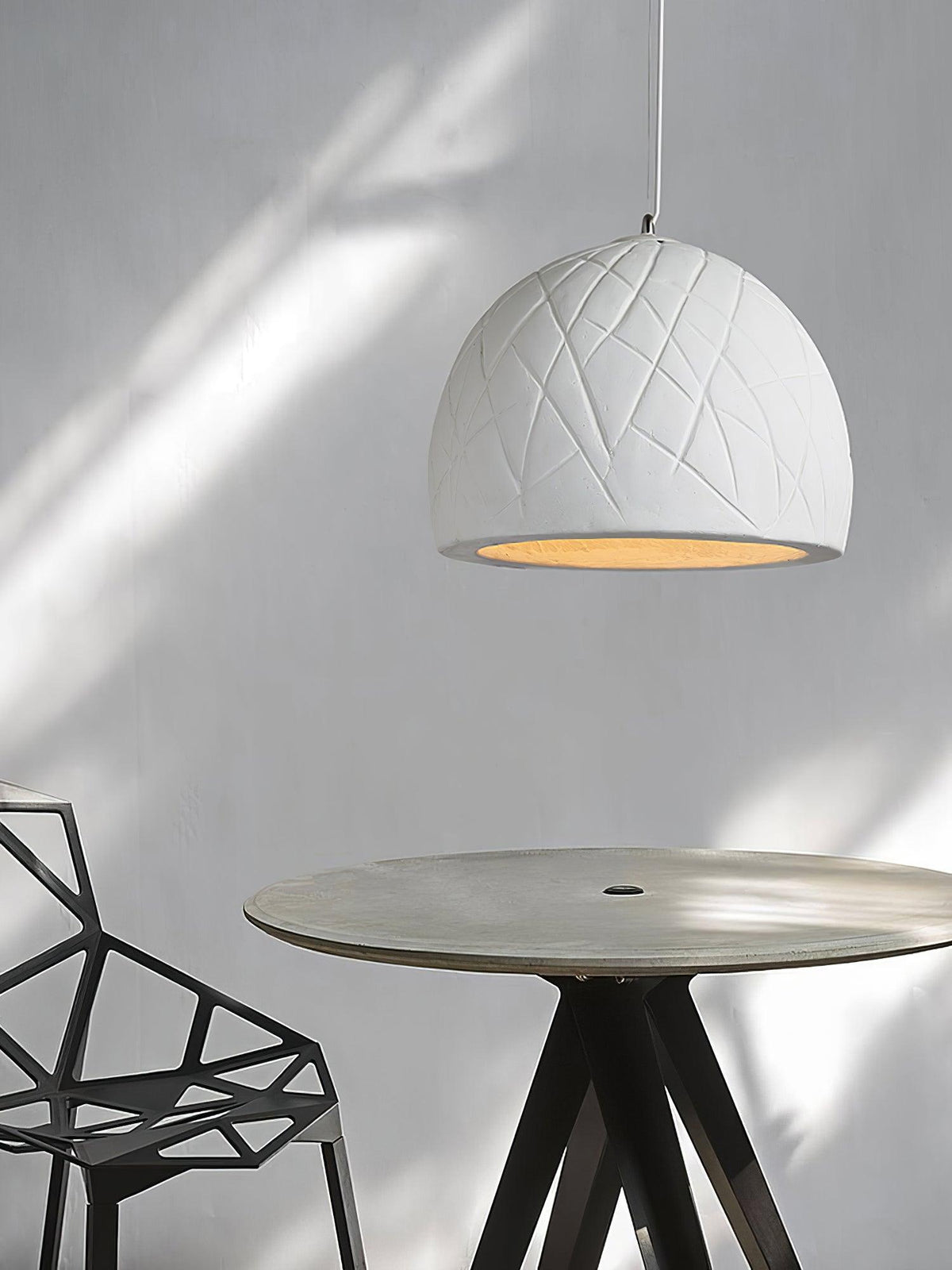 Cashaor Suspension en Plastique Art Nordique Wabi - Neutralighting