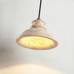 Ritta Lampe Pendante Abat-jour Travertin Sculpté - Neutralighting