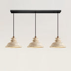 Ritta Lampe Pendante Abat-jour Travertin Sculpté - Neutralighting