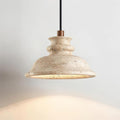 Ritta Lampe Pendante Abat-jour Travertin Sculpté - Neutralighting
