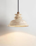Ritta Lampe Pendante Abat-jour Travertin Sculpté - Neutralighting