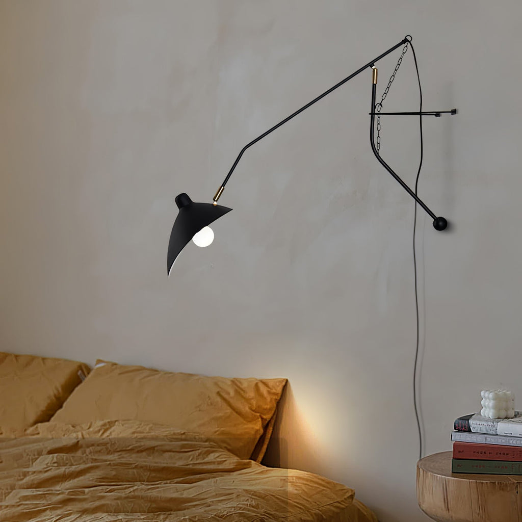 Ivsolarae Modern Minimalist Arm Wall Lamp - Neutralighting
