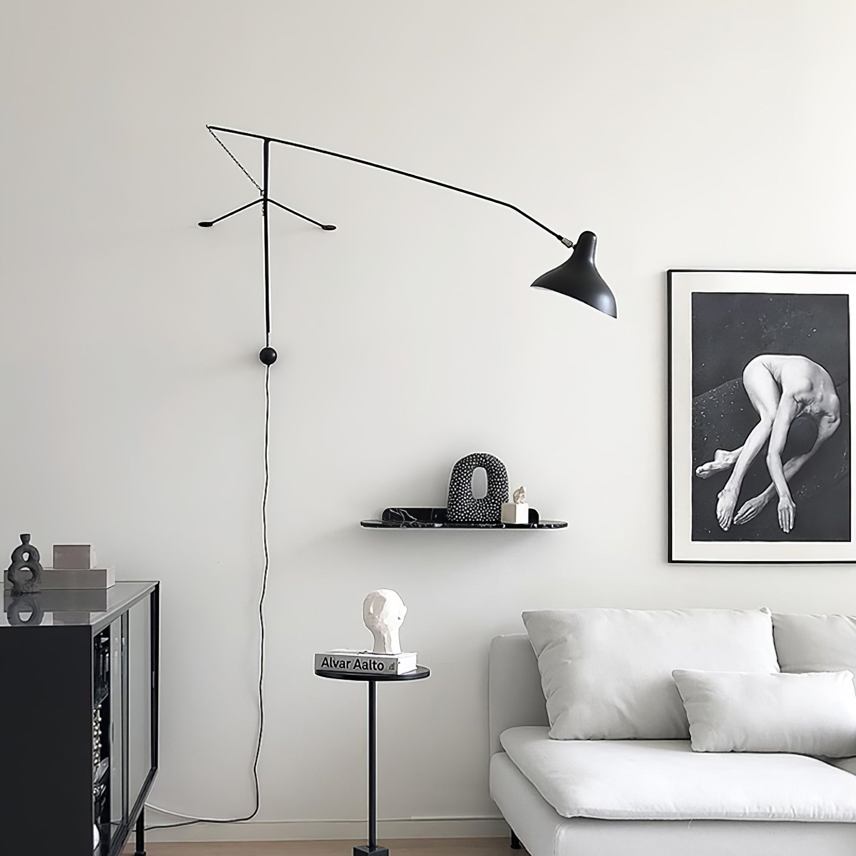 Ivsolarae Modern Minimalist Arm Wall Lamp - Neutralighting
