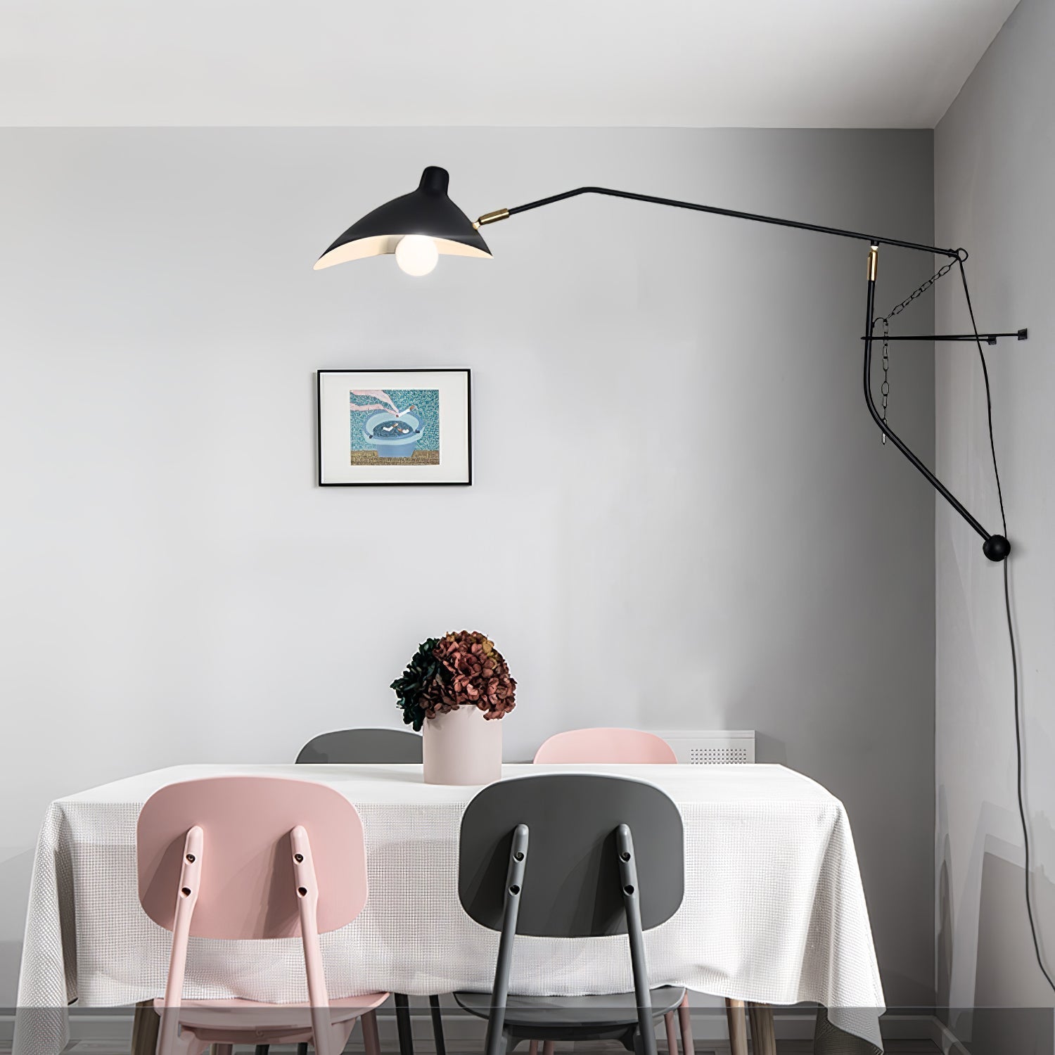 Ivsolarae Modern Minimalist Arm Wall Lamp - Neutralighting