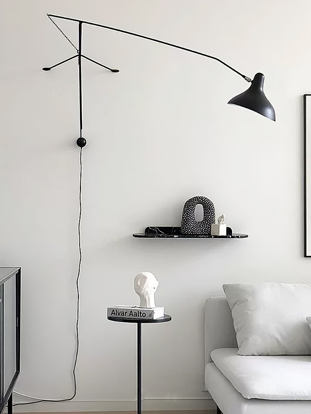 Ivsolarae Modern Minimalist Arm Wall Lamp - Neutralighting