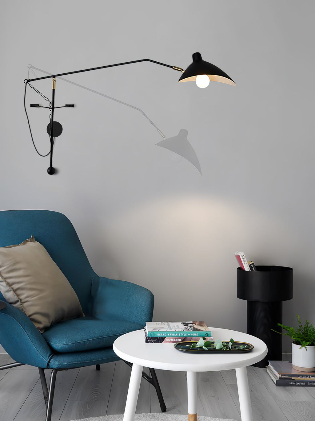 Ivsolarae Modern Minimalist Arm Wall Lamp - Neutralighting