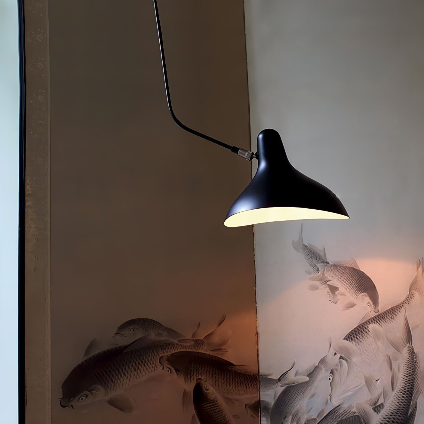 Ivsolarae Modern Minimalist Arm Wall Lamp - Neutralighting