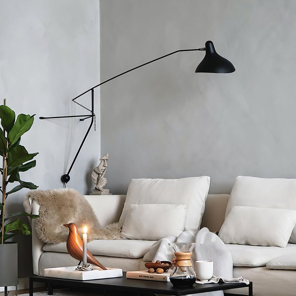 Ivsolarae Modern Minimalist Arm Wall Lamp - Neutralighting