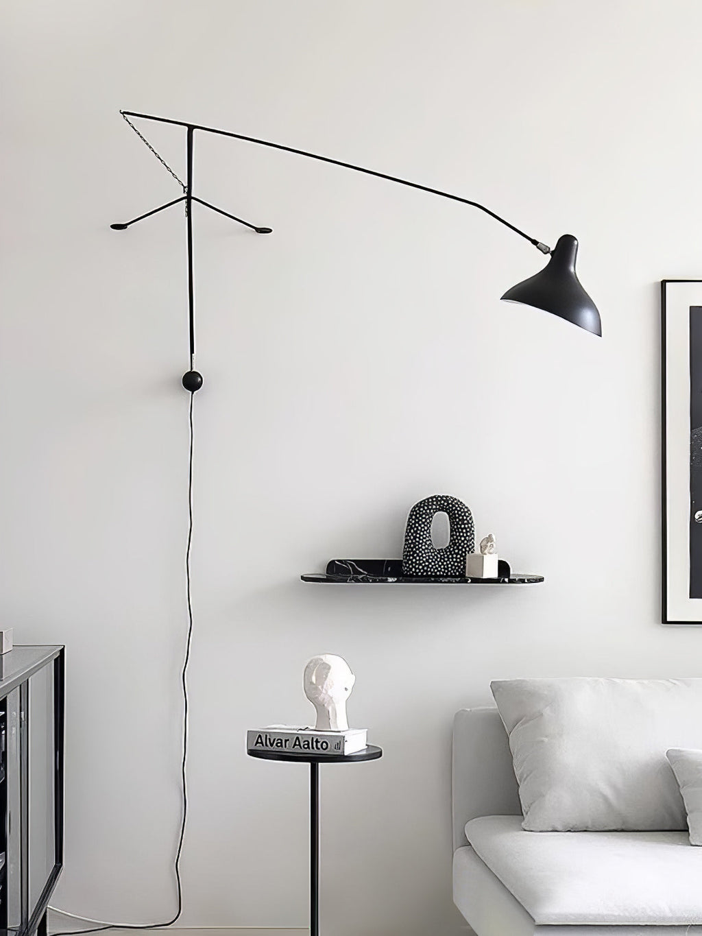 Ivsolarae Modern Minimalist Arm Wall Lamp - Neutralighting