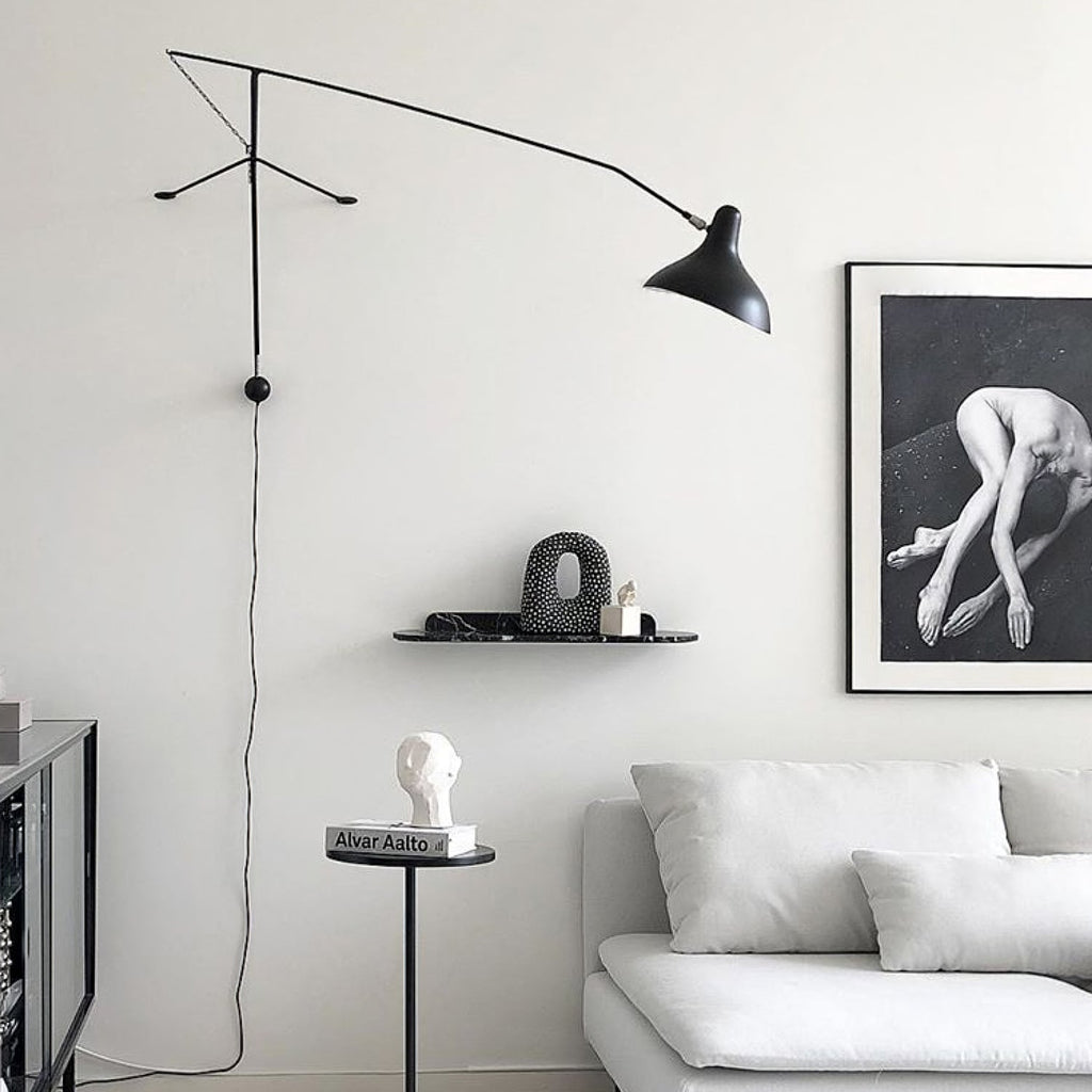 Ivsolarae Modern Minimalist Arm Wall Lamp - Neutralighting