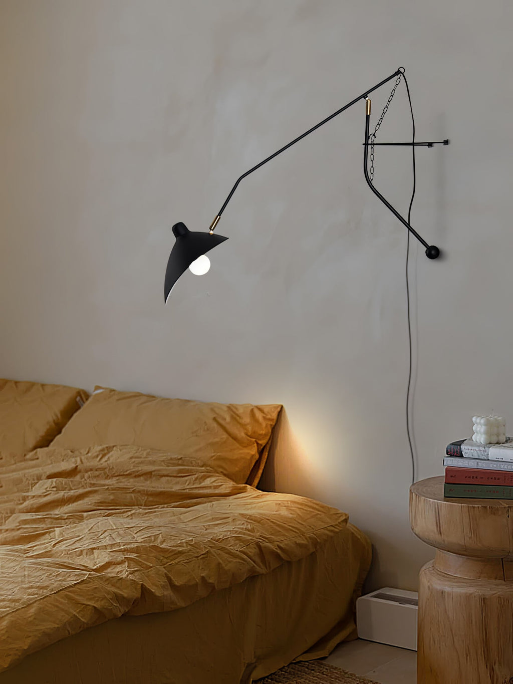 Ivsolarae Modern Minimalist Arm Wall Lamp - Neutralighting
