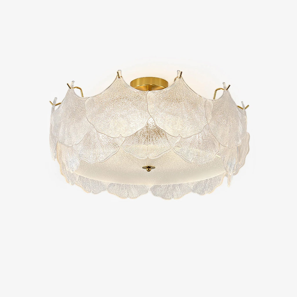 Maple Lampe de Plafond en Verre Cluster de Feuilles - Neutralighting