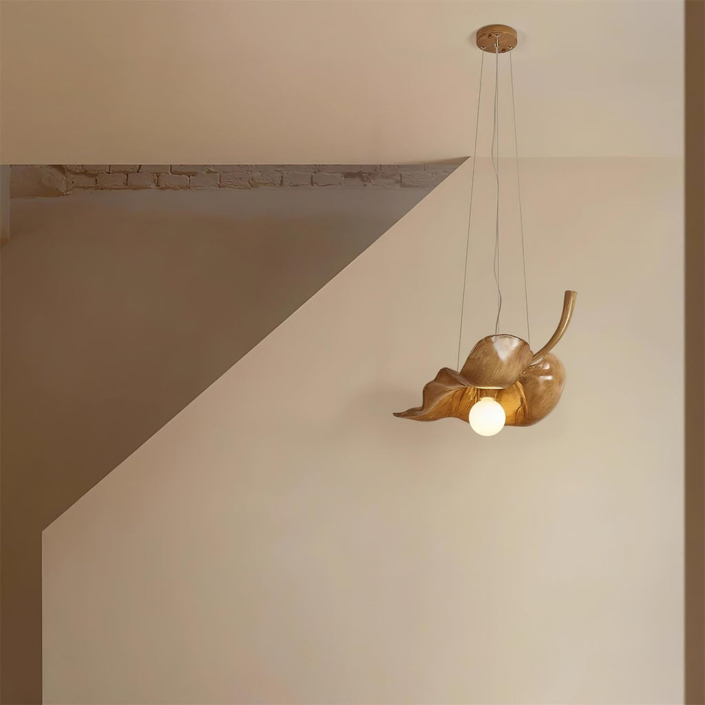 Maple Leaf Lampe Pendante Résine Organique Élégance - Neutralighting