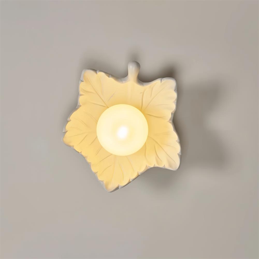Maple Leaf Applique Murale Élégante Organique - Neutralighting