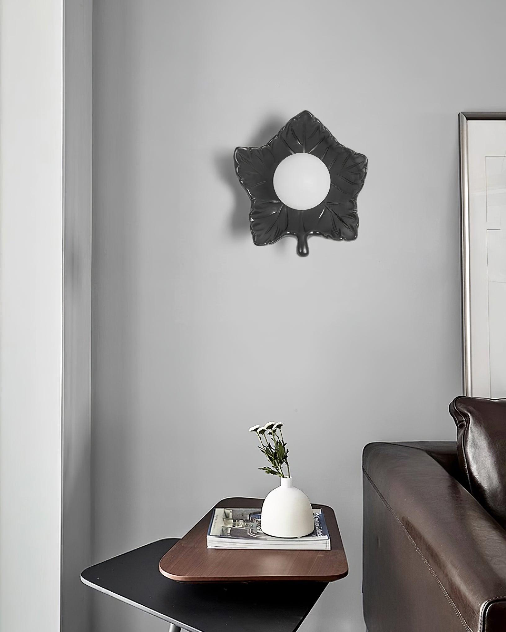 Maple Leaf Applique Murale Élégante Organique - Neutralighting