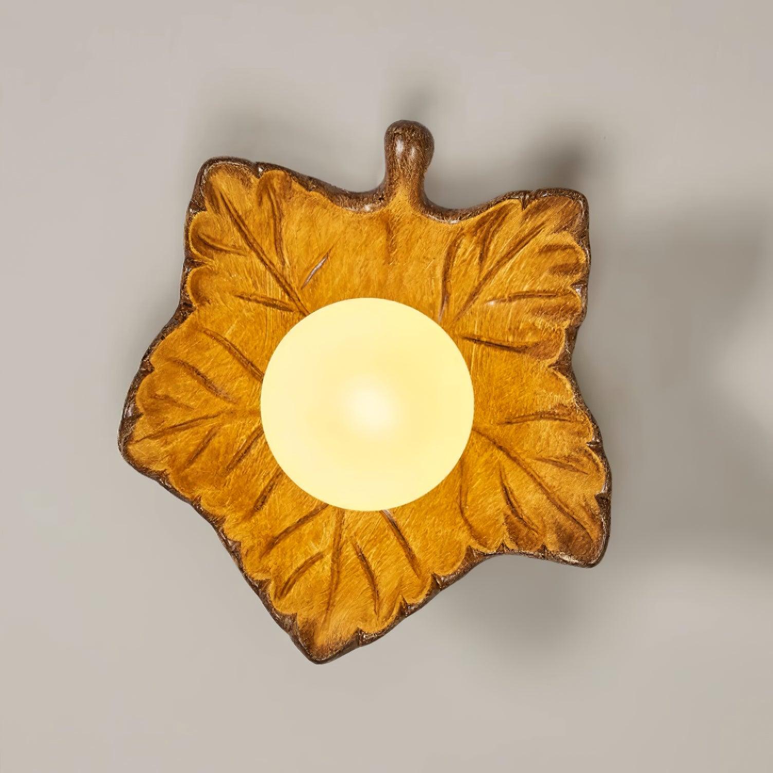 Maple Leaf Applique Murale Élégante Organique - Neutralighting