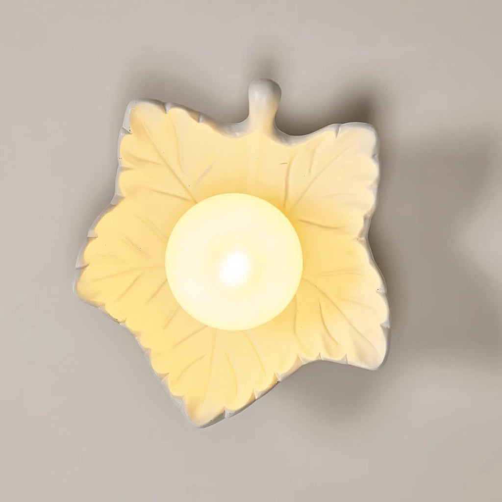 Maple Leaf Applique Murale Élégante Organique - Neutralighting