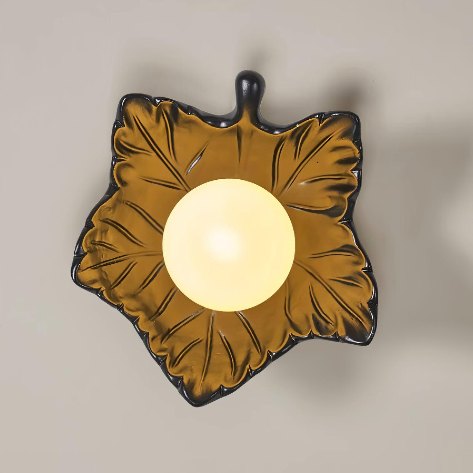 Maple Leaf Applique Murale Élégante Organique - Neutralighting