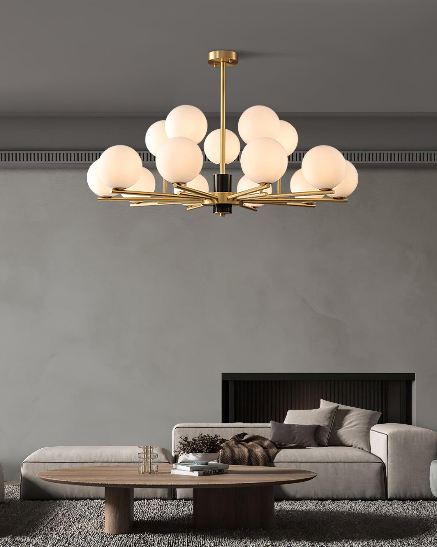 Covynel Lustre en Laiton Mi-Siècle - Neutralighting