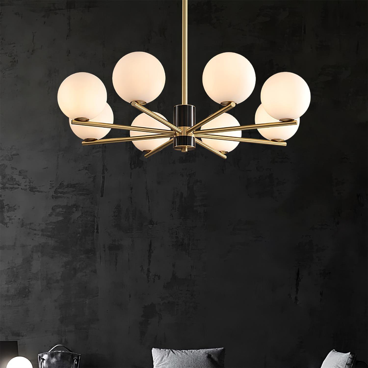 Covynel Lustre en Laiton Mi-Siècle - Neutralighting