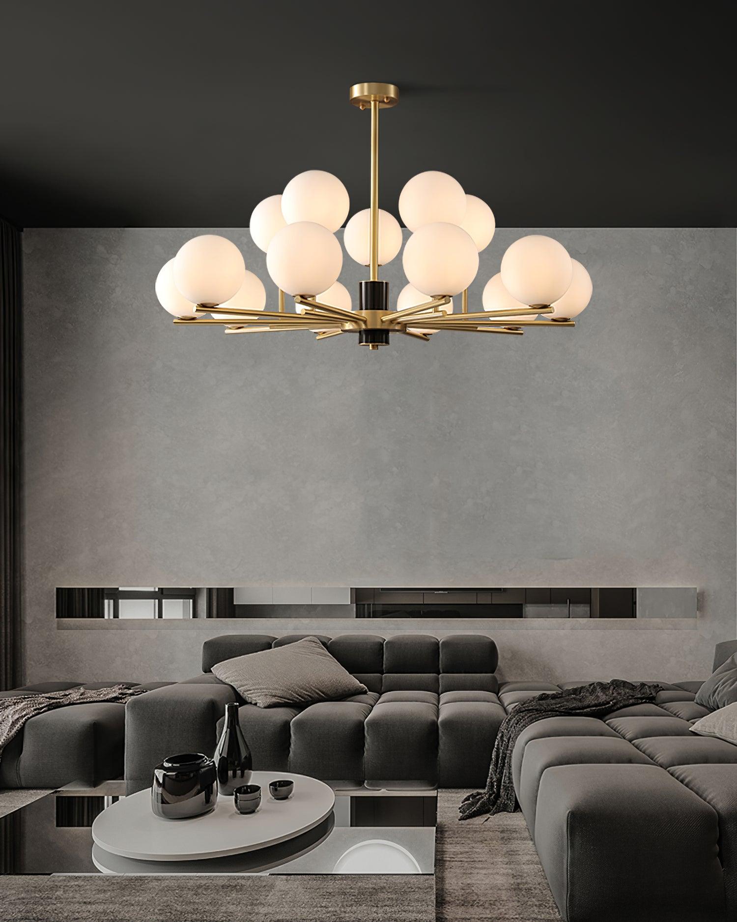 Covynel Lustre en Laiton Mi-Siècle - Neutralighting