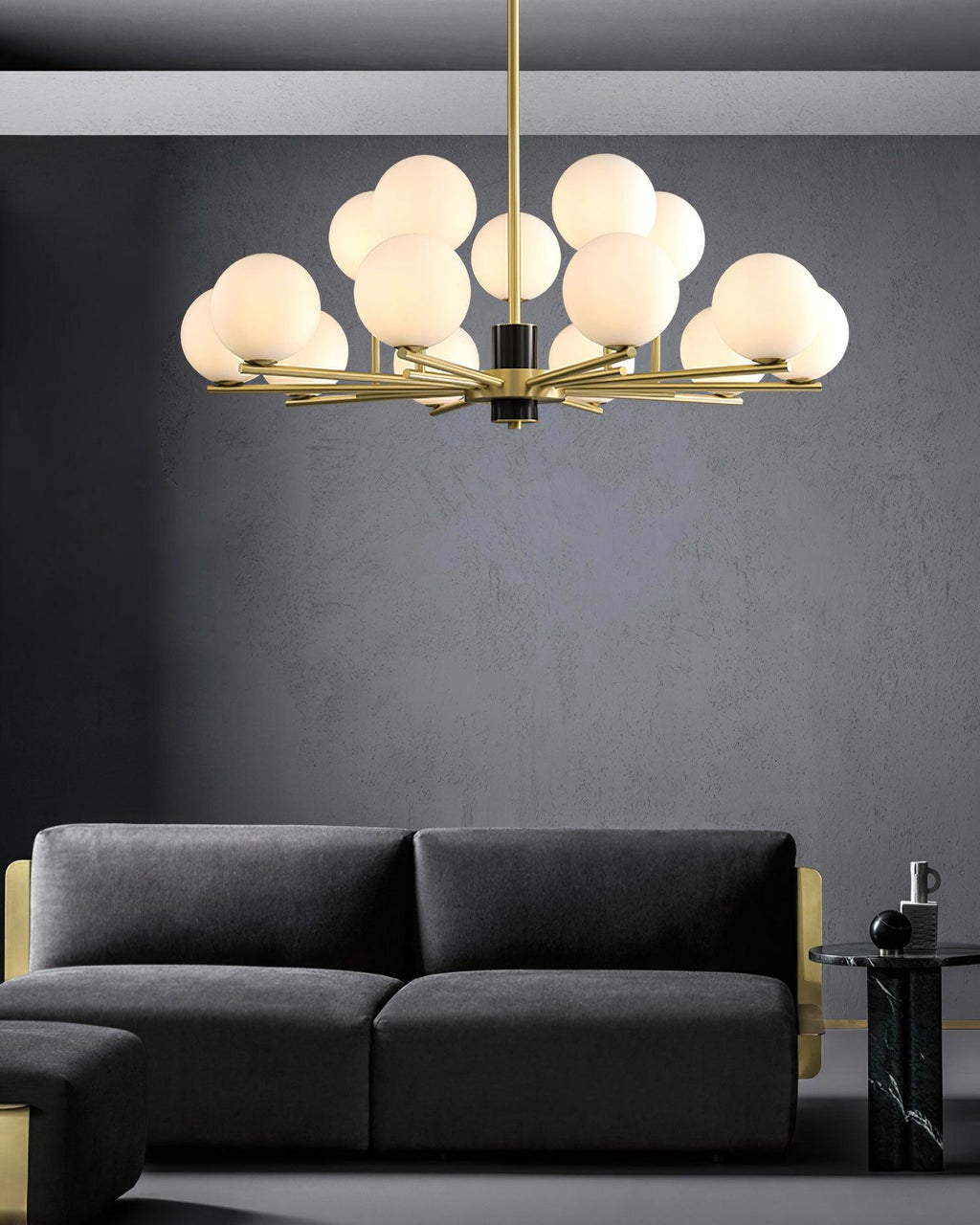 Covynel Lustre en Laiton Mi-Siècle - Neutralighting