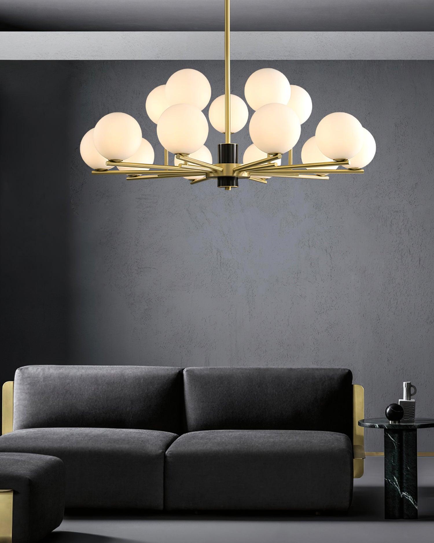 Covynel Lustre en Laiton Mi-Siècle - Neutralighting