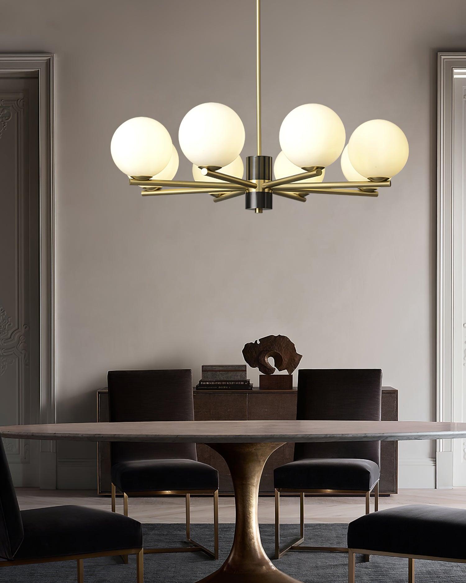 Covynel Lustre en Laiton Mi-Siècle - Neutralighting