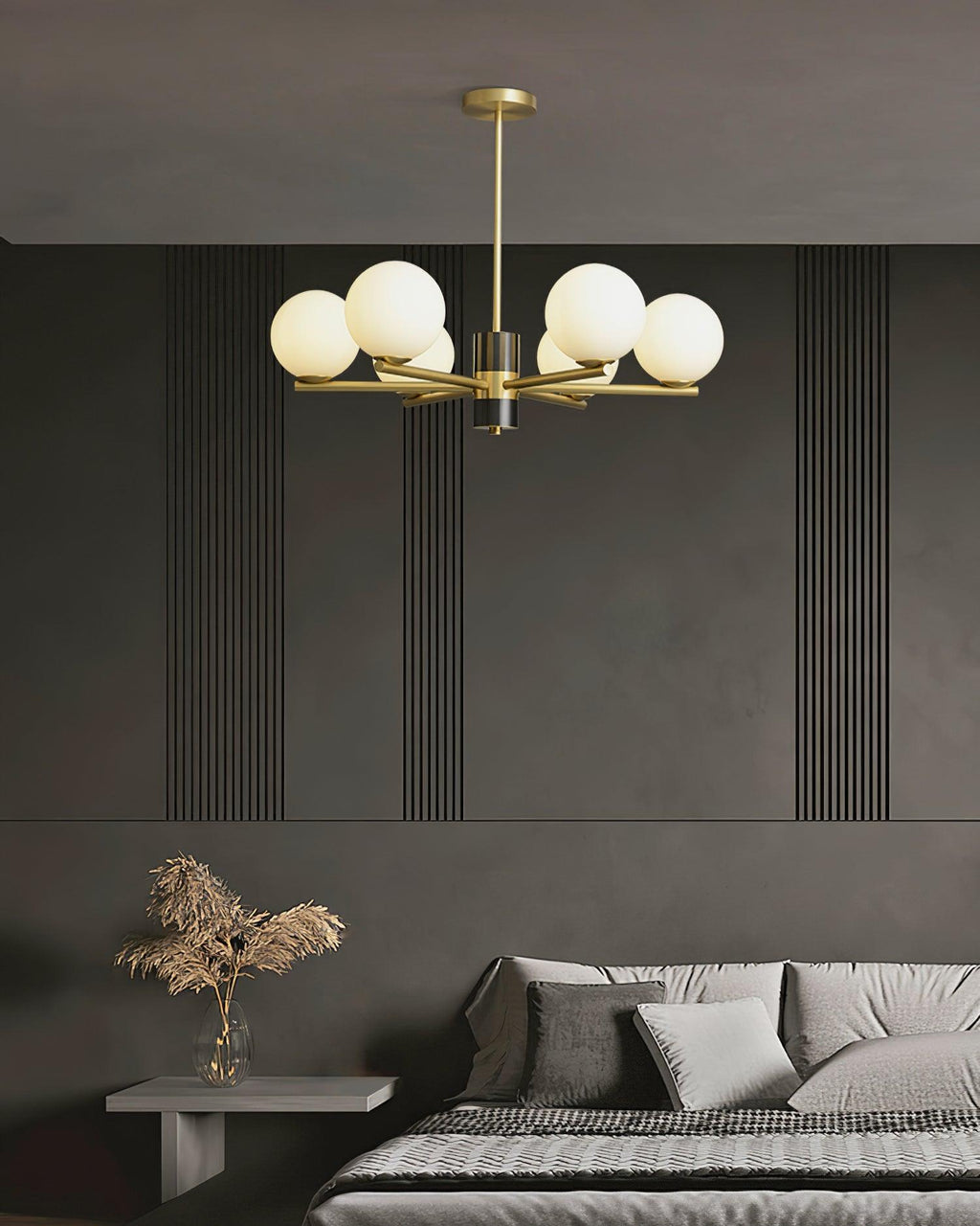 Covynel Lustre en Laiton Mi-Siècle - Neutralighting