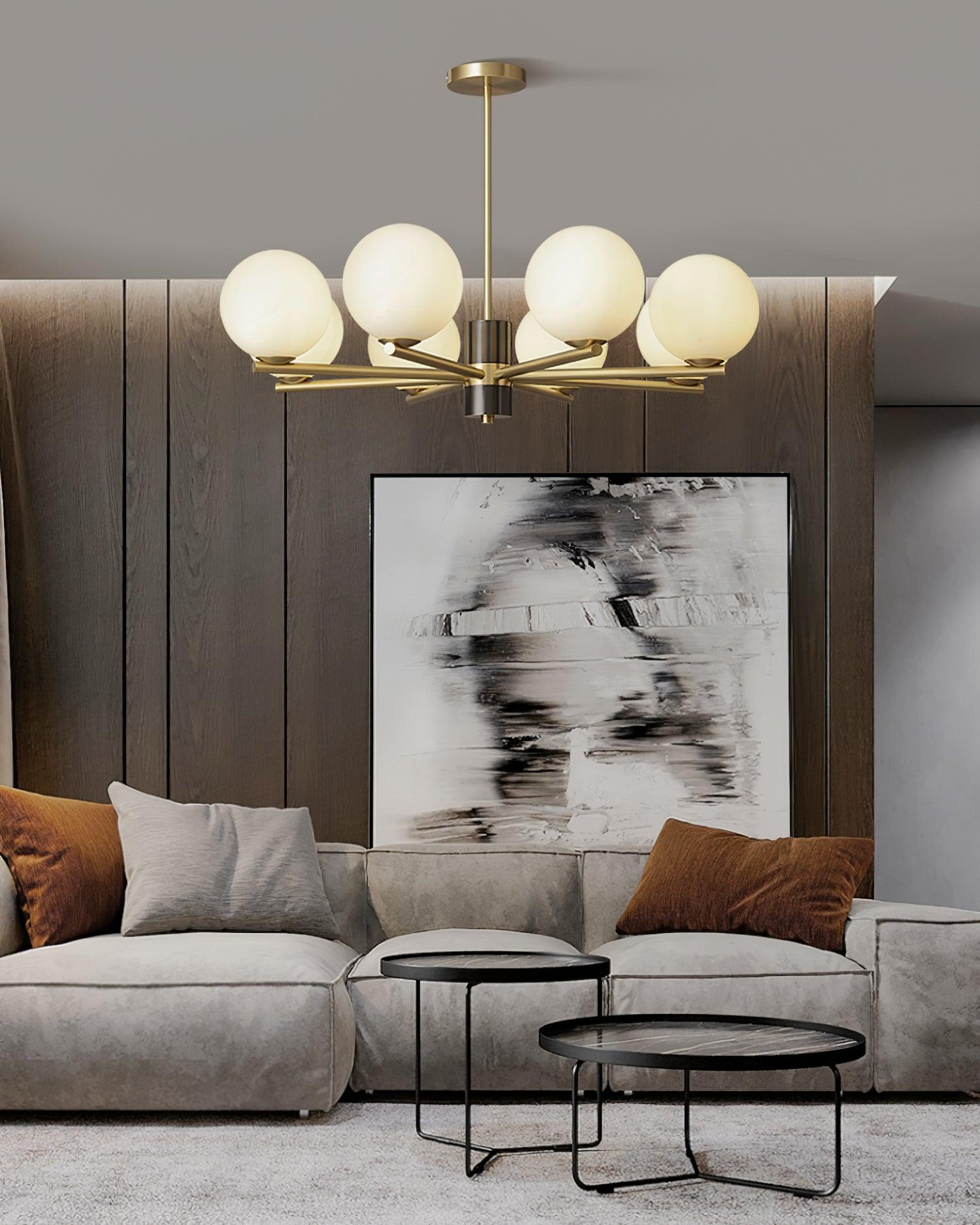 Covynel Lustre en Laiton Mi-Siècle - Neutralighting