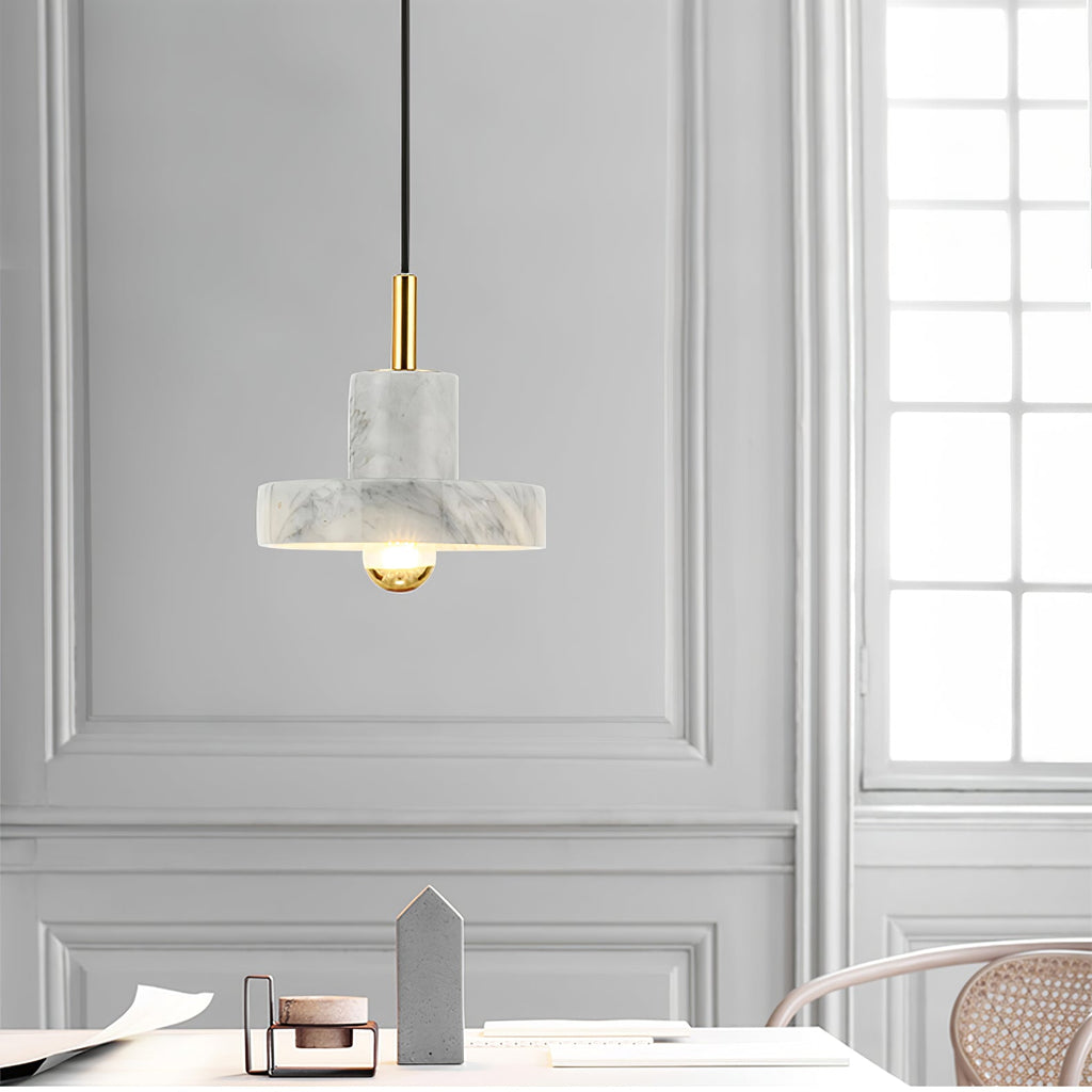 Cunorora Premium Nordic Art Aura Marbre Pendentif Lampe - Neutralighting