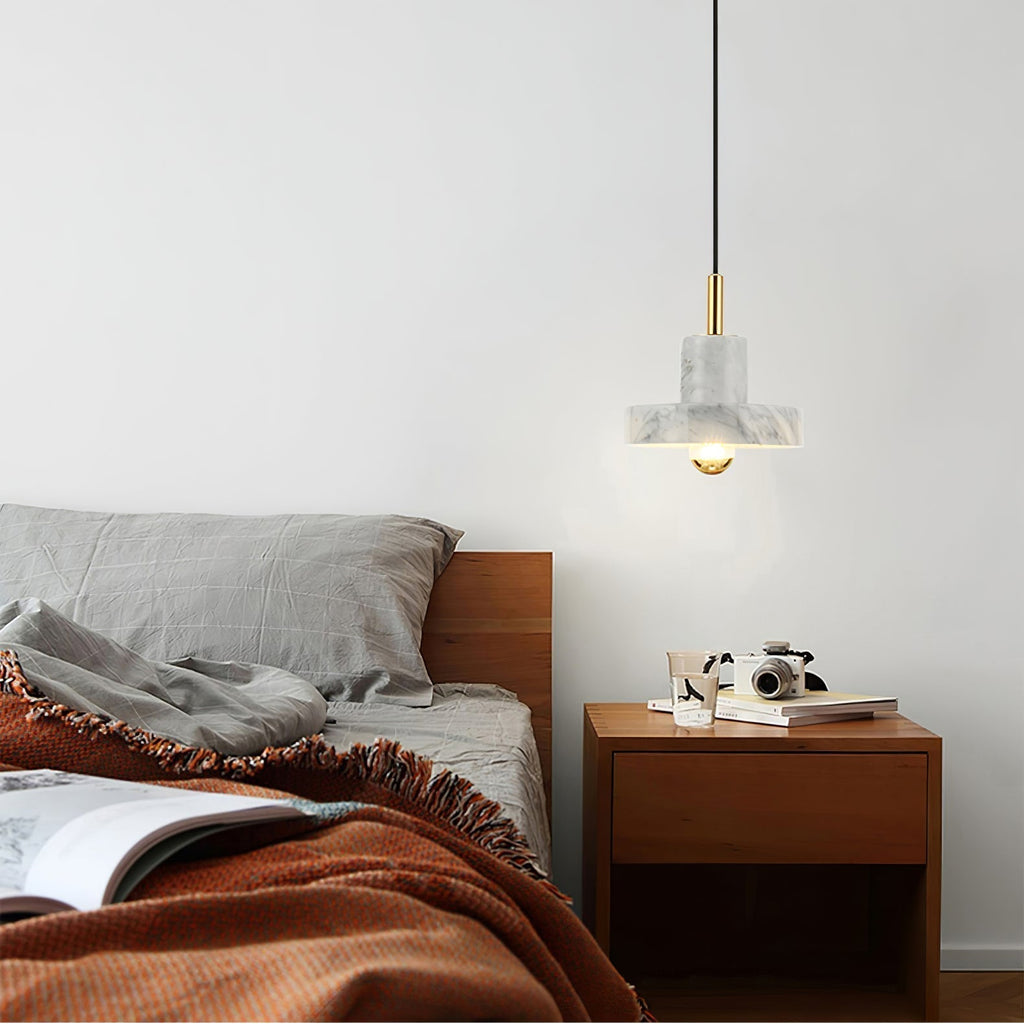 Cunorora Premium Nordic Art Aura Marbre Pendentif Lampe - Neutralighting