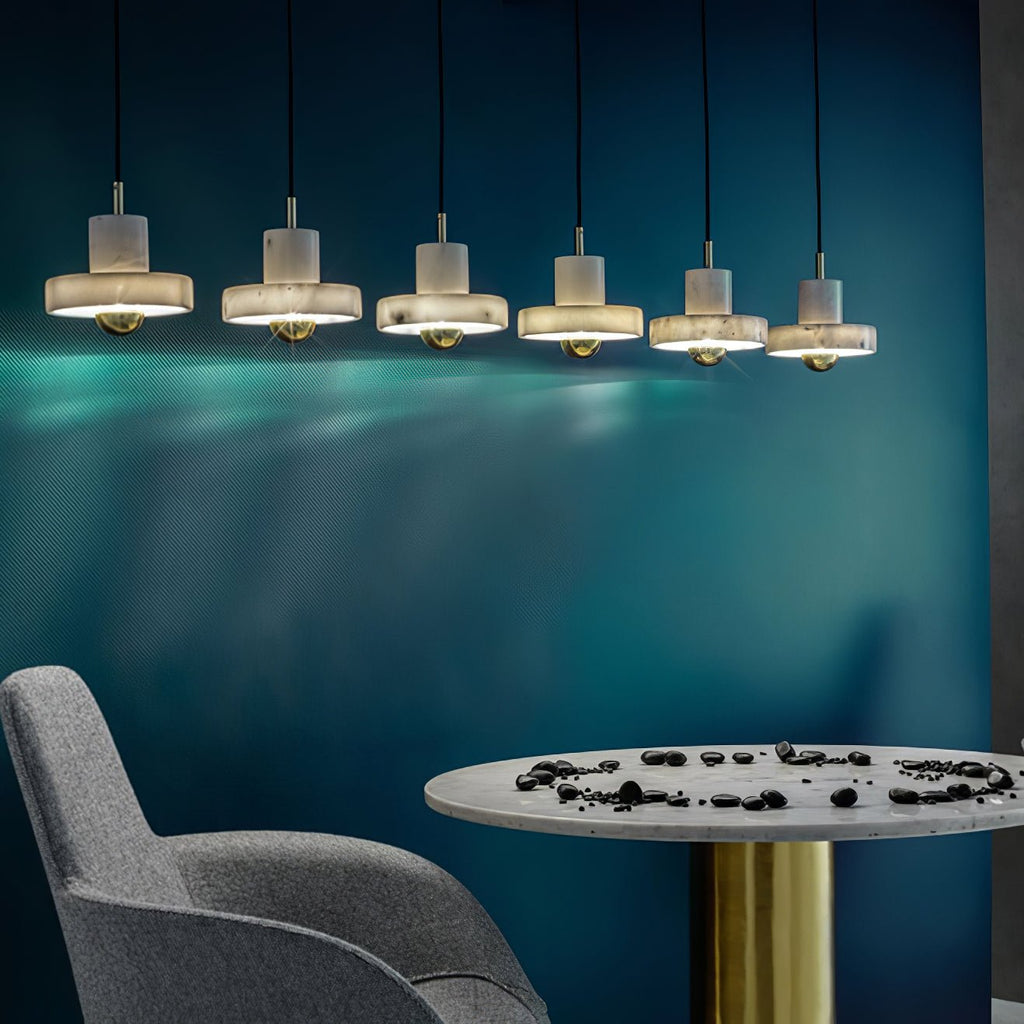 Cunorora Premium Nordic Art Aura Marbre Pendentif Lampe - Neutralighting
