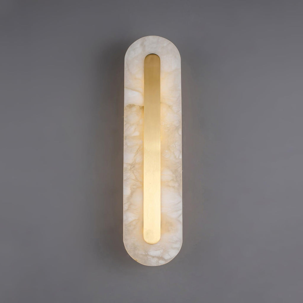 Hurn Applique Murale Ronde en Albâtre - Neutralighting