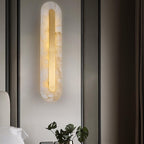 Hurn Applique Murale Ronde en Albâtre - Neutralighting