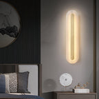 Hurn Applique Murale Ronde en Albâtre - Neutralighting