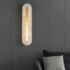 Hurn Applique Murale Ronde en Albâtre - Neutralighting