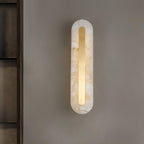 Hurn Applique Murale Ronde en Albâtre - Neutralighting