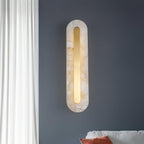 Hurn Applique Murale Ronde en Albâtre - Neutralighting