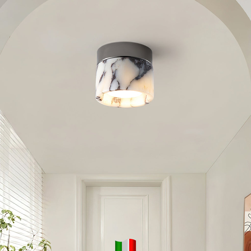 Ivinir Lampe De Plafond Ronde Marbre Minimaliste Moderne - Neutralighting