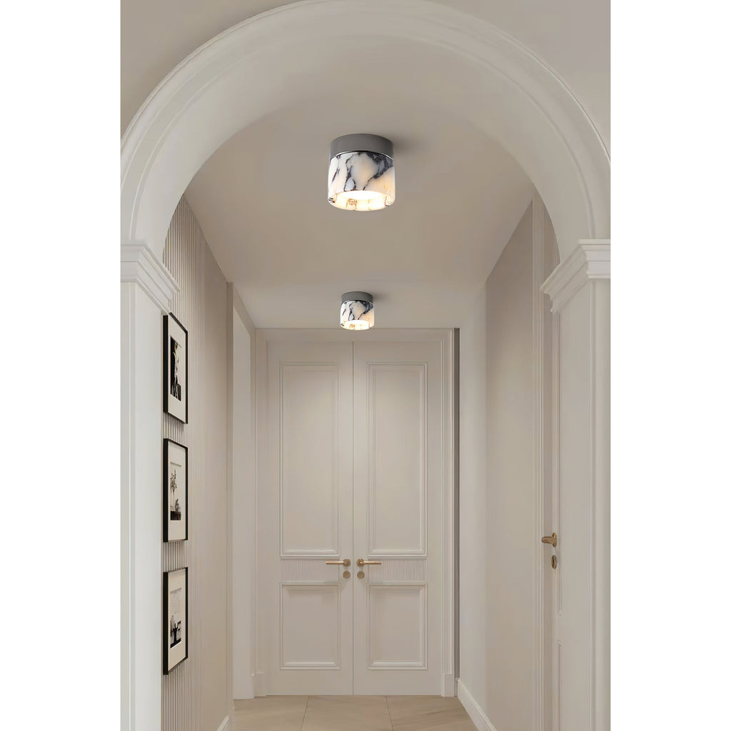 Ivinir Lampe De Plafond Ronde Marbre Minimaliste Moderne - Neutralighting