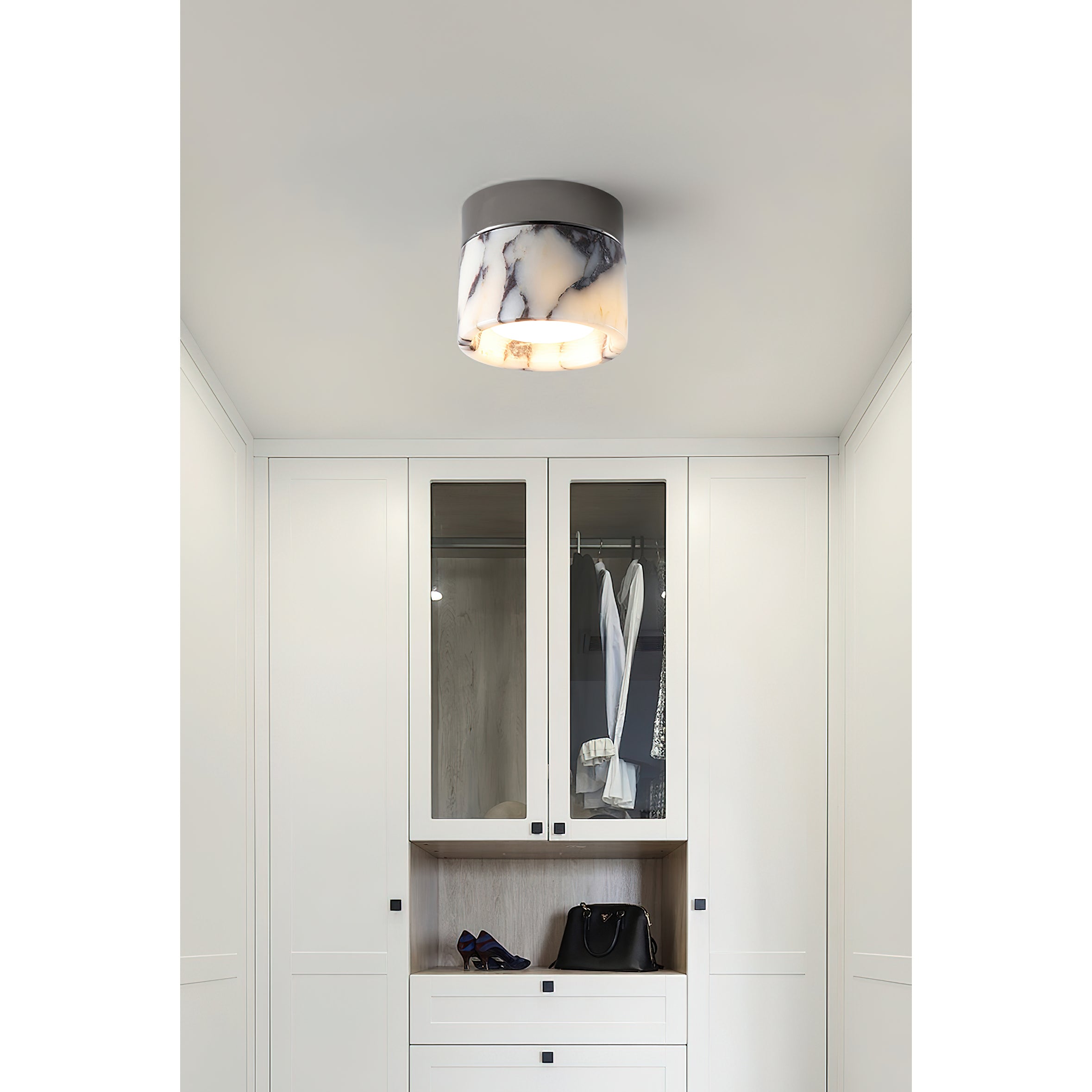 Ivinir Lampe De Plafond Ronde Marbre Minimaliste Moderne - Neutralighting