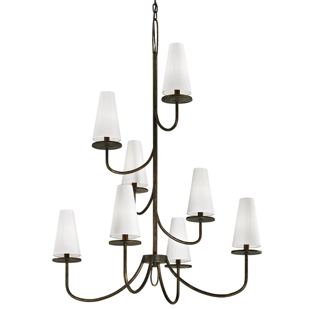 Curaeara Lustre Laiton Tissu Industriel Vintage - Neutralighting