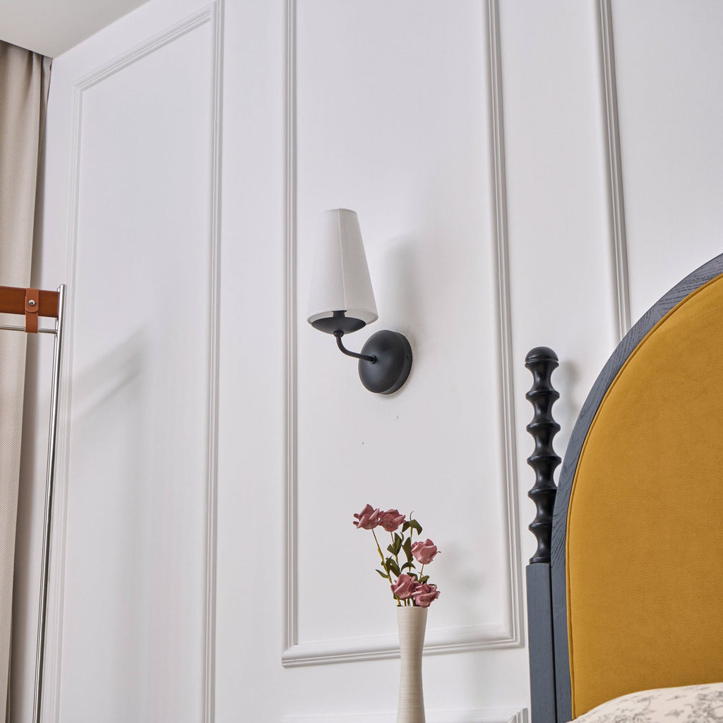 Avraee Applique Murale Laiton Tissu Minimaliste Moderne - Neutralighting