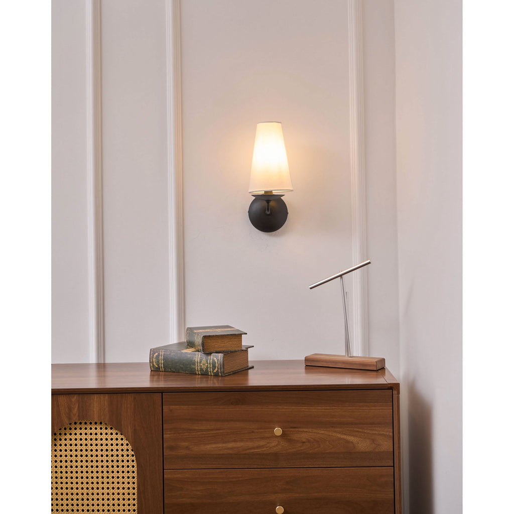 Avraee Applique Murale Laiton Tissu Minimaliste Moderne - Neutralighting