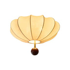 Willow Plafonnier Salon Bois Tissu - Neutralighting