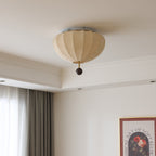 Willow Plafonnier Salon Bois Tissu - Neutralighting